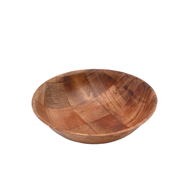 [BC-NGC111] Woven Wood Bowls 6" Dia (Pack of 12)