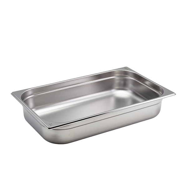 [BC-NGN11-100] St/St Gastronorm Pan 1/1 - 100mm Deep