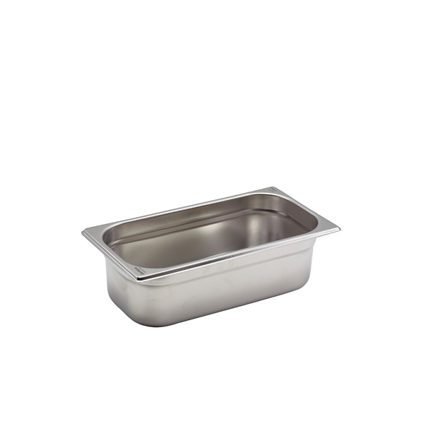 St/St Gastronorm Pan 1/3 - 100mm Deep