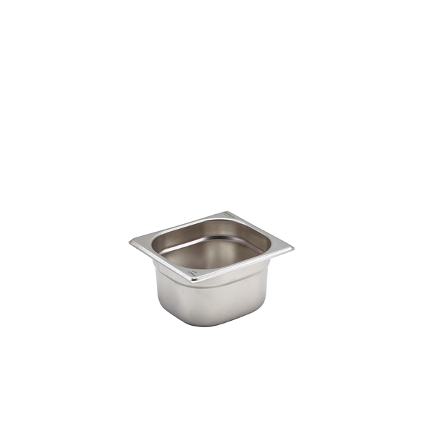 [BC-NGN16-100] St/St Gastronorm Pan 1/6 - 100mm Deep