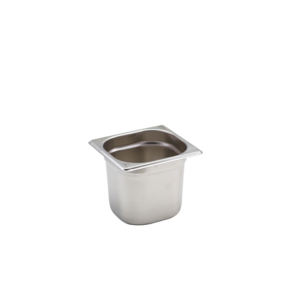 [BC-NGN16-150] St/St Gastronorm Pan 1/6 - 150mm Deep