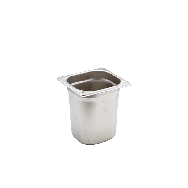 [BC-NGN16-200] St/St Gastronorm Pan 1/6 - 200mm Deep
