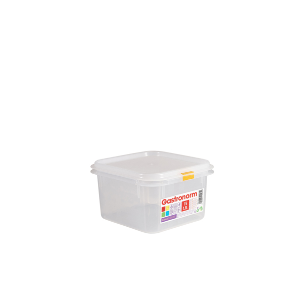 [BC-NGNCPP16-100] GenWare Clear Polypropylene Container GN1/6 100mm (Pack of 12)