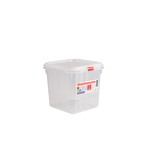 [BC-NGNCPP16-150] GenWare Clear Polypropylene Container GN1/6 150mm (Pack of 12)