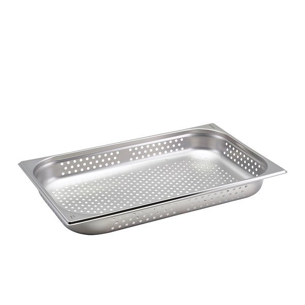 Perforated St/St Gastronorm Pan 1/1 - 65mm Deep