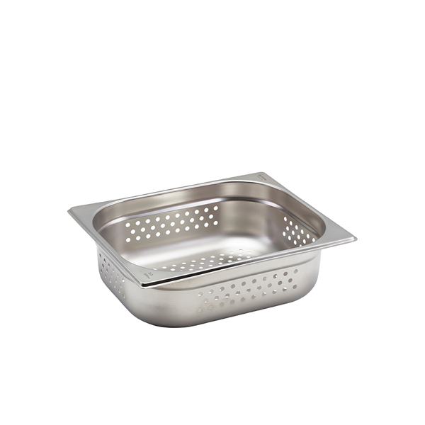 [BC-NGNP12-100] Perforated St/St Gastronorm Pan 1/2 - 100mm Deep
