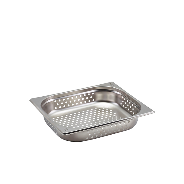 [BC-NGNP12-65] Perforated St/St Gastronorm Pan 1/2 - 65mm Deep