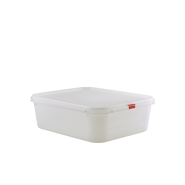 [BC-NGNPP12-100] GenWare Polypropylene Container GN 1/2 100mm (Pack of 6)