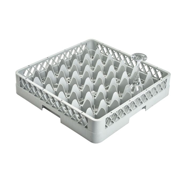 [BC-NGR36] Genware 36 Compartment Glass Rack