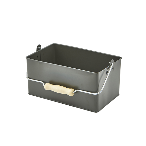 [BC-NGSTC2415DL] Rectangular Table Caddy 24.5 x 15.5 x 12.5cm Dark Olive