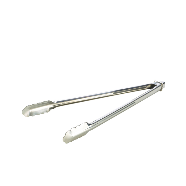Heavy Duty S/St All Purpose Tongs 16''