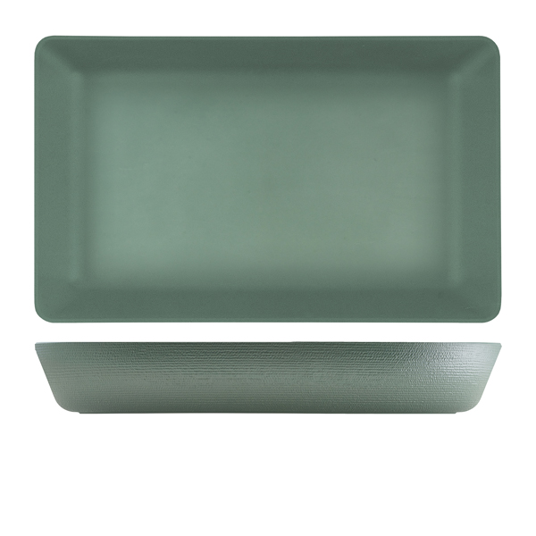 [BC-NJT110167] GenWare Melamine Green Jute Deep Dish GN 1/1