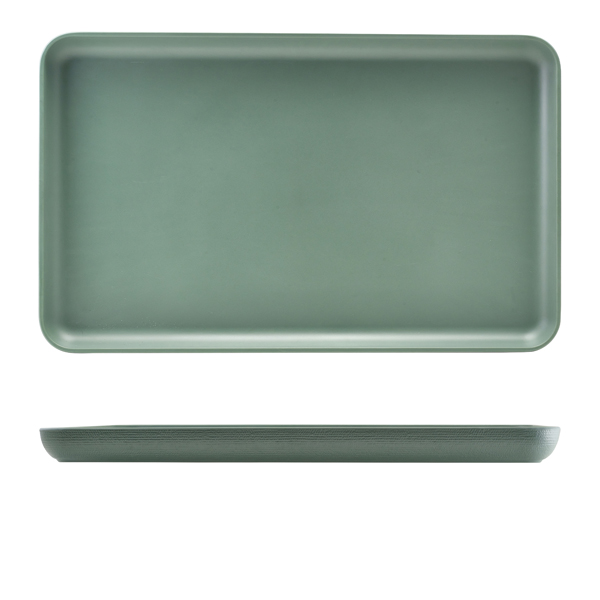 [BC-NJT110367] GenWare Melamine Green Jute Platter GN 1/1