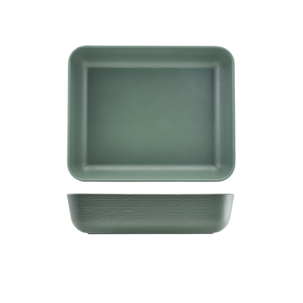 GenWare Melamine Green Jute Deep Dish GN 1/2