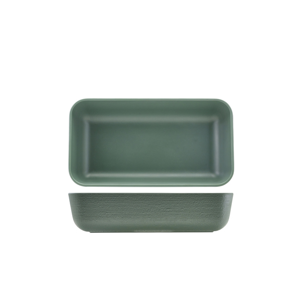 [BC-NJT130167] GenWare Melamine Green Jute Deep Dish GN 1/3