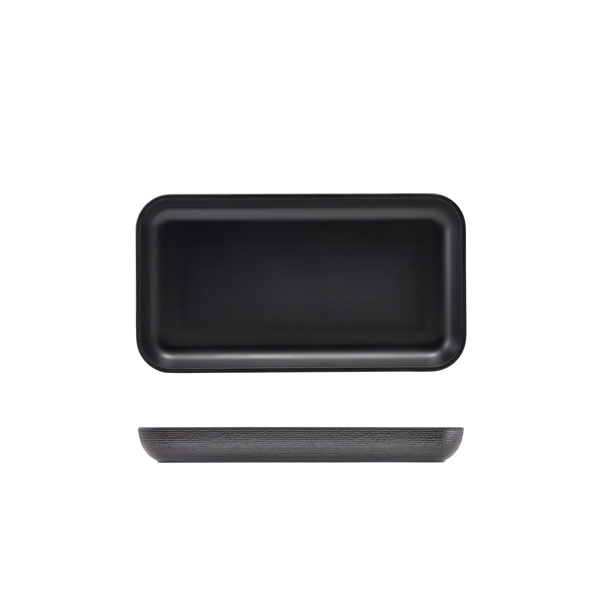 [BC-NJT130302] GenWare Melamine Black Jute Platter GN 1/3