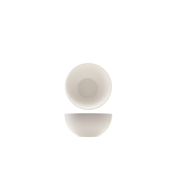 [BC-NJT150945] GenWare Melamine White Jute Buffet Bowl 15.5 x 7.5cm