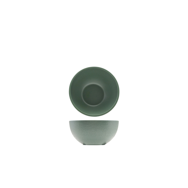 [BC-NJT150967] GenWare Melamine Green Jute Buffet Bowl 15.5 x 7.5cm