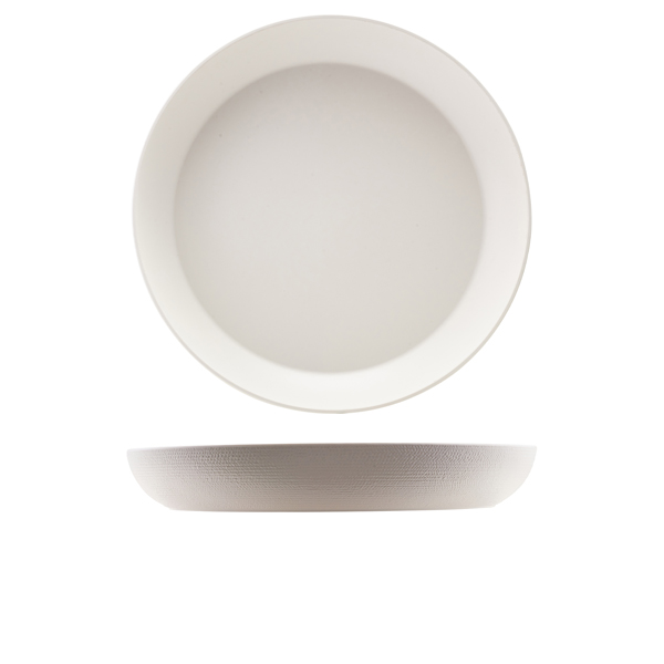 GenWare Melamine White Jute Buffet Bowl 42 x 6cm