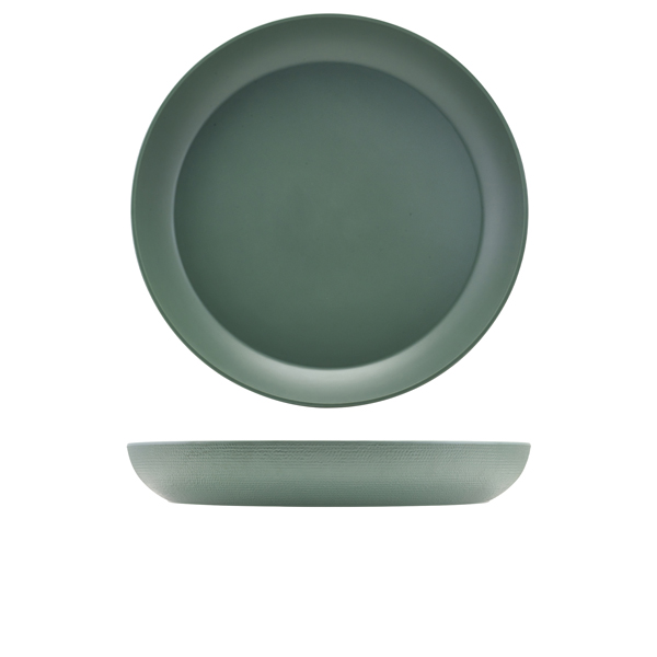 GenWare Melamine Green Jute Buffet Bowl 42 x 6cm