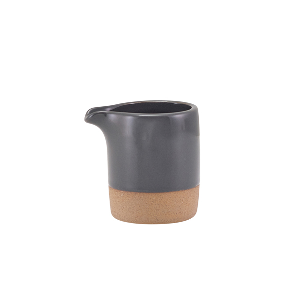 [BC-NJUG-KDG9] GenWare Kava Dark Grey Stoneware Jug 9cl/ 3.2oz (Pack of 12)