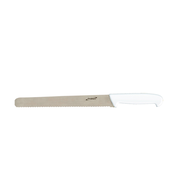 [BC-NK-S12SERW] Genware 12'' Slicing Knife White (Serrated)
