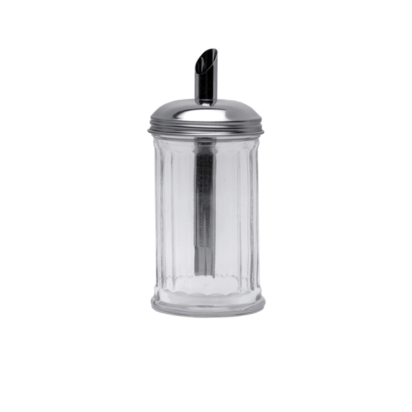 [BC-NKC003] Sugar Pourer Clear Glass Base S/ St. Tube Top