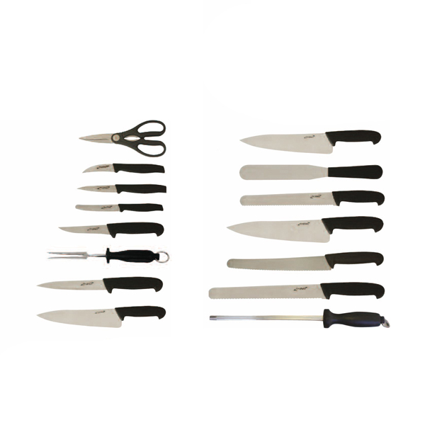 [BC-NKNIFESET15] 15 Piece Knife Set + Knife Case
