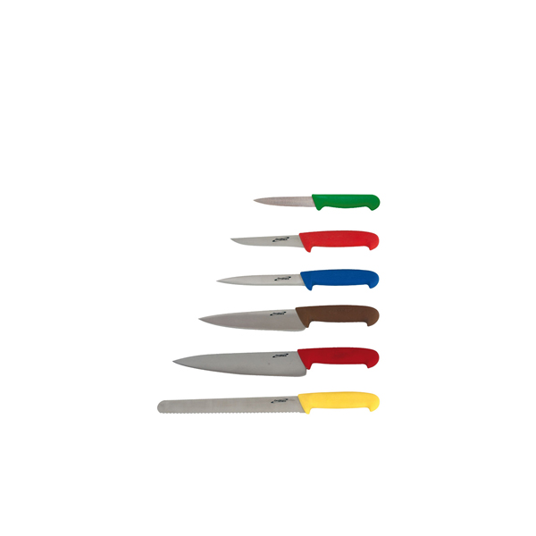 [BC-NKWLTCOLOUR6] 6 Piece Colour Coded Knife Set + Knife Wallet