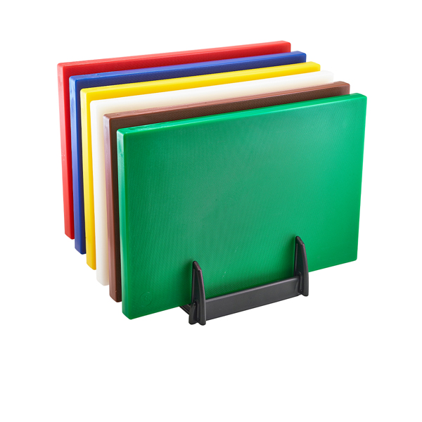 [BC-NLDSETRCK1] Low Density Chopping Board And Rack Set 18 x 12 x 1"