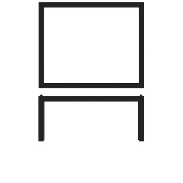 [BC-NLX121702] Black Luxor Metal GN 1/2 Riser 32.5 x 26.5 x 17cm