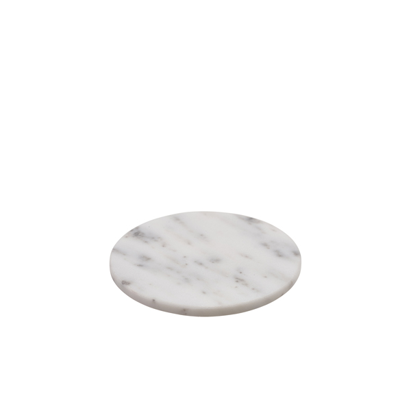 [BC-NMBL-18W] GenWare White Marble Platter 18cm Dia (Pack of 12)