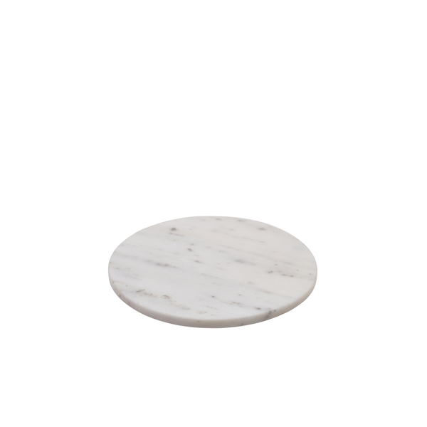 [BC-NMBL-205W] GenWare White Marble Platter 20.5cm Dia
