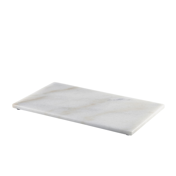 [BC-NMBL-3218W] White Marble Platter 32x18cm GN 1/3