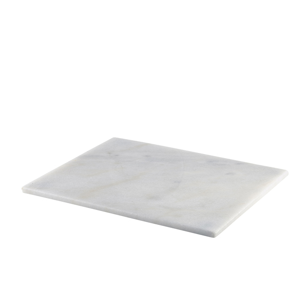 [BC-NMBL-3226W] White Marble Platter 32x26cm GN 1/2