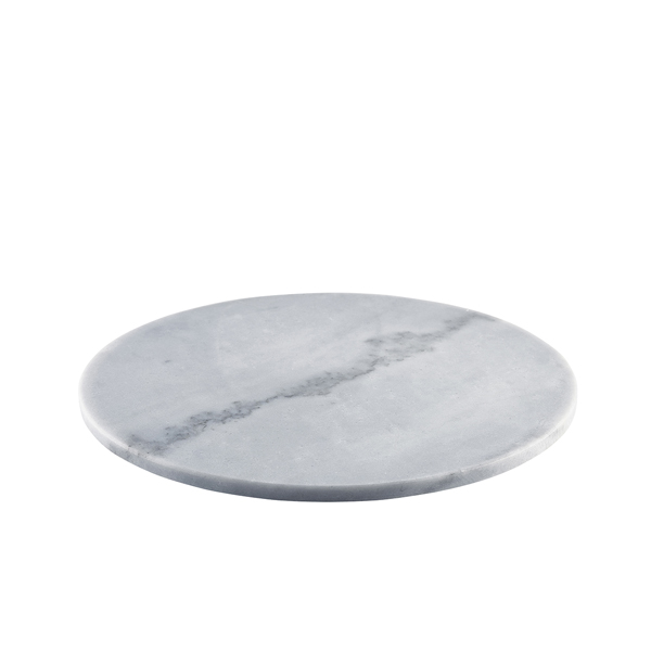 [BC-NMBL-33G] Grey Marble Platter 33cm Dia