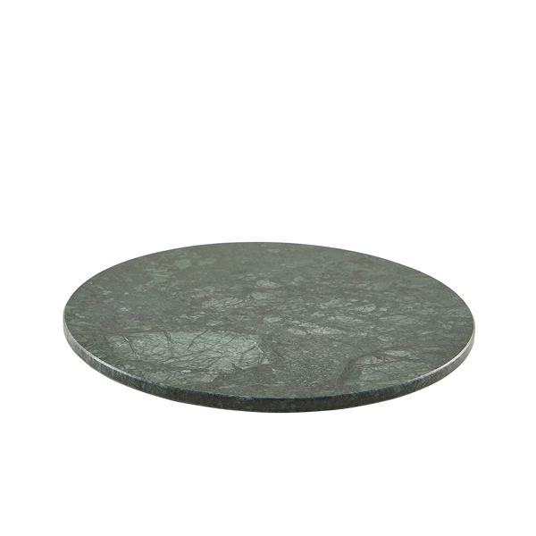 [BC-NMBL-33GR] GenWare Green Marble Platter 33cm Dia