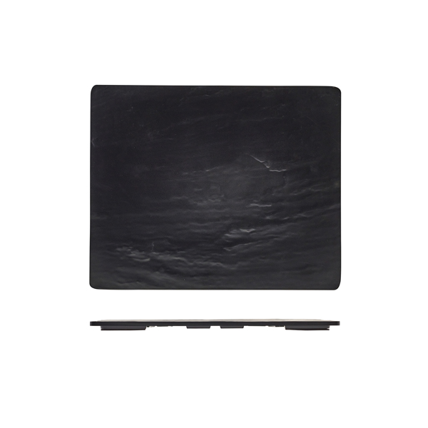 [BC-NMEL12-SL] GenWare Melamine Slate Effect Platter GN 1/2
