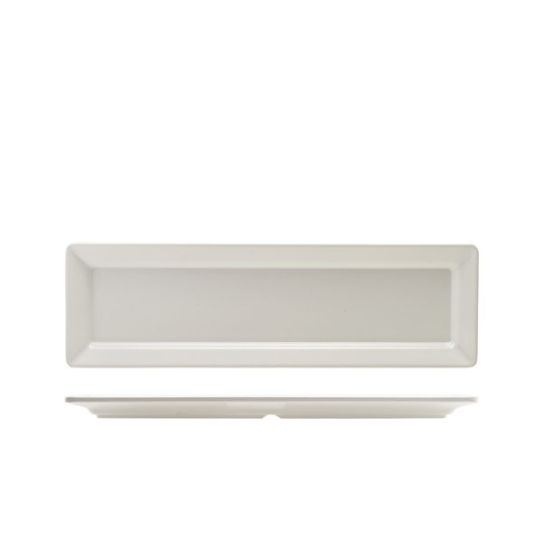 GenWare Melamine White Platter GN 2/4