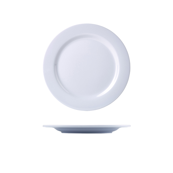 [BC-NMEL7PL] GenWare Melamine White Plate 17.8cm/ 7" (Pack of 12)