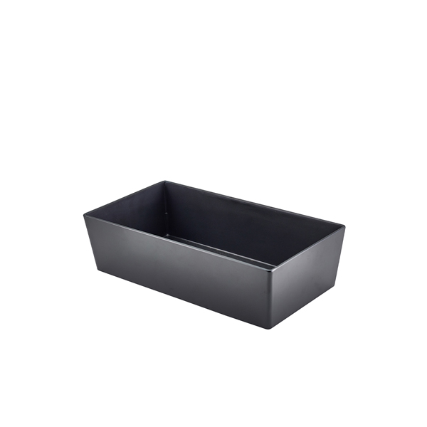 [BC-NMELBB13MBK] GenWare Melamine Matt Black Buffet Box GN 1/3