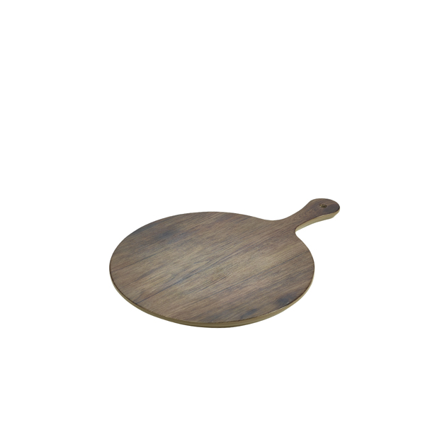 [BC-NMELPB17-WD] GenWare Melamine Wood Effect Round Paddle Board 42 x 30cm