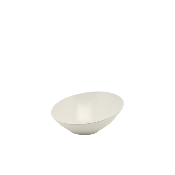 [BC-NMELSLB-21] GenWare Melamine White Slanted Buffet Bowl 21cm