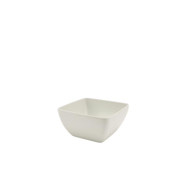 [BC-NMELSQB-15] GenWare Melamine White Curved Square Bowl 15cm