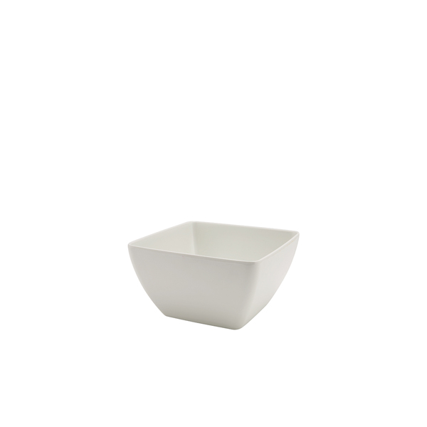 [BC-NMELSQB-20] GenWare Melamine White Curved Square Bowl 19cm