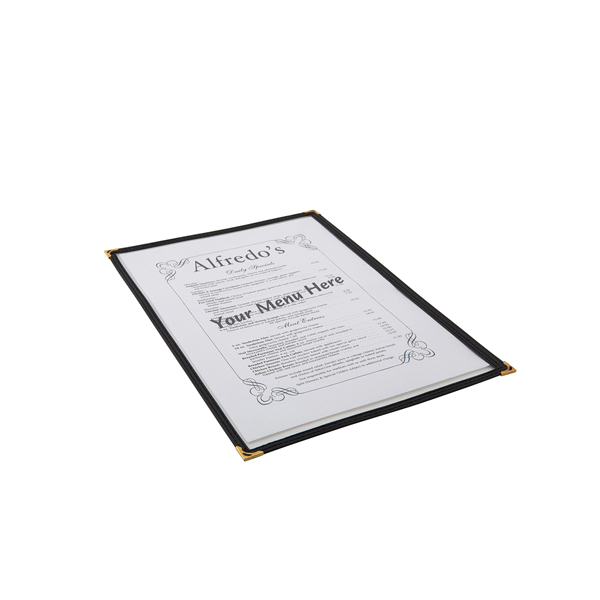 American Style Clear Menu Holder - 1 Page