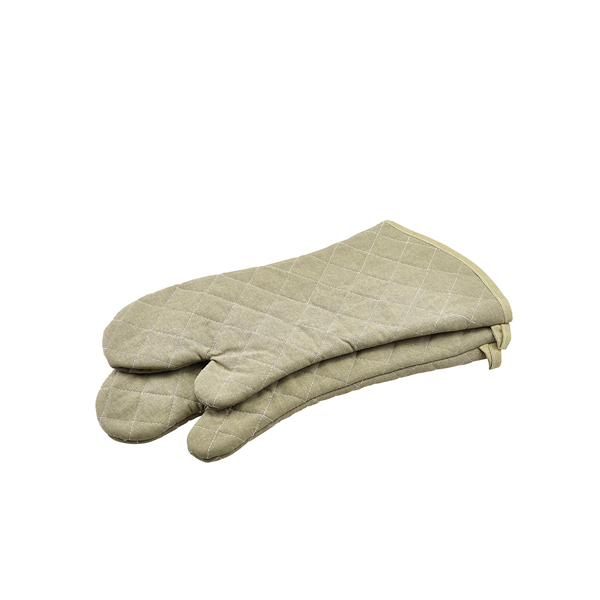 [BC-NMIT17] Flame Retardant 17" Tan Oven Mitt (Pair)