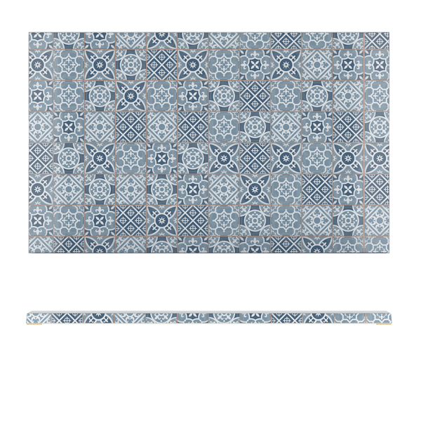Blue Marrakesh Melamine GN 1/1 Slab 53 x 32.5cm
