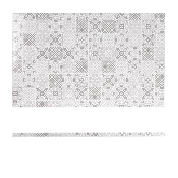 [BC-NMK110873] White Marrakesh Melamine GN 1/1 Slab 53 x 32.5cm