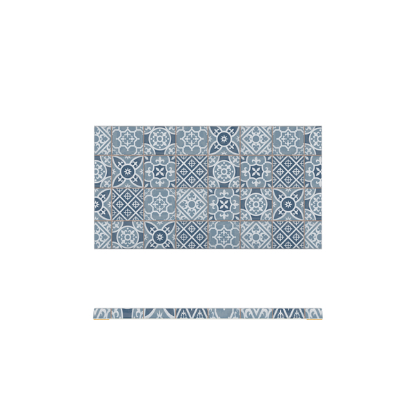 [BC-NMK130828] Blue Marrakesh Melamine GN 1/3 Slab 32.5 x 17.6cm